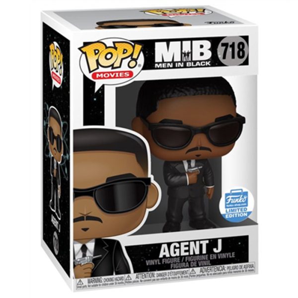 Pop Figurine Pop Agent J with gun (Men In Black) Figurine in box