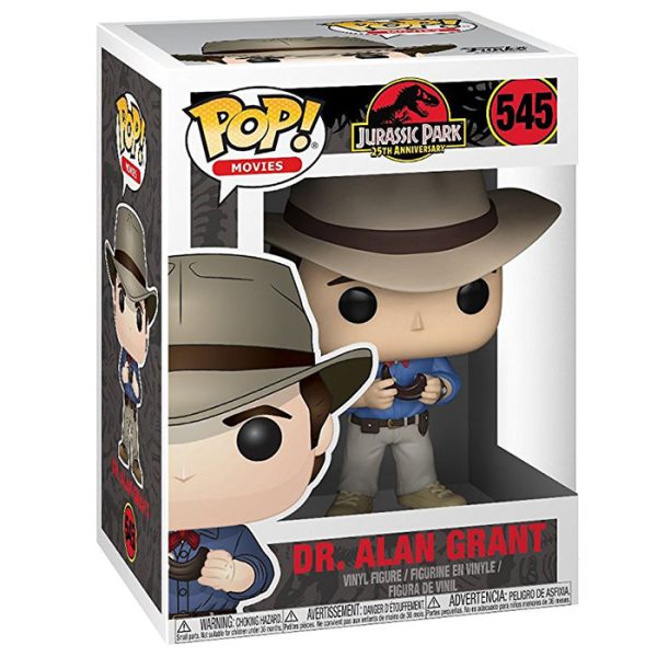 Pop Figurine Pop Dr. Alan Grant (Jurassic Park) Figurine in box