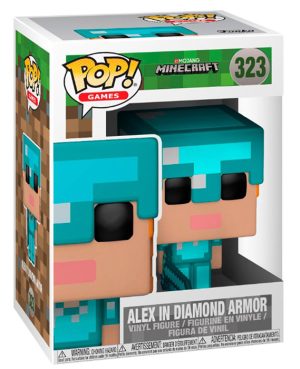 Pop Figurine Pop Alex in diamond armor (Minecraft) Figurine in box