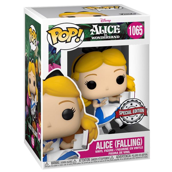 Pop Figurine Pop Alice Falling (Alice Au Pays Des Merveilles) Figurine in box