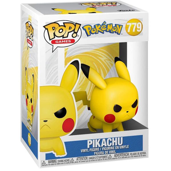 Pop Figurine Pop Angry Pikachu (Pokemon) Figurine in box