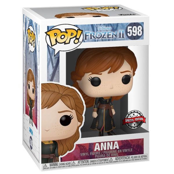 Pop Figurine Pop Anna avec robe noire (Frozen 2) Figurine in box