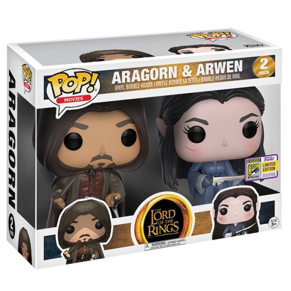 Pop Figurines Pop Aragorn et Arwen (The Lord Of The Rings) Figurine in box