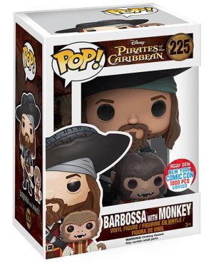 Pop Figurines Pop Barbossa and monkey (Pirates Of The Caribbean) Figurine in box