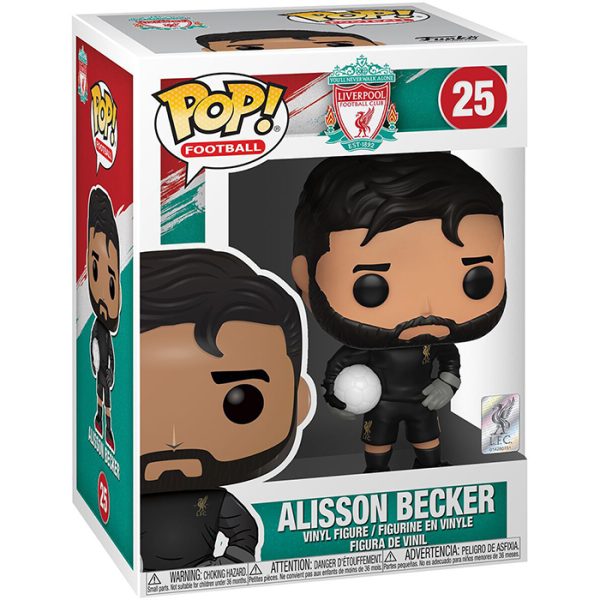 Pop Figurine Pop Alisson Becker (Liverpool F.C) Figurine in box