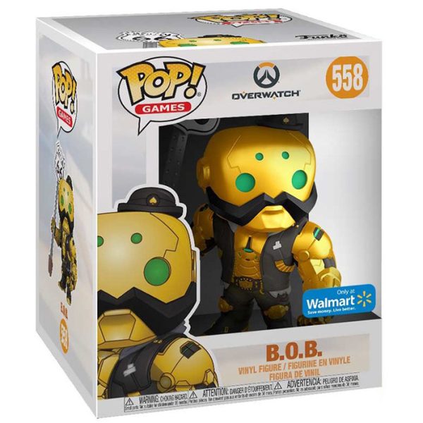 Pop Figurine Pop B.O.B gold (Overwatch) Figurine in box