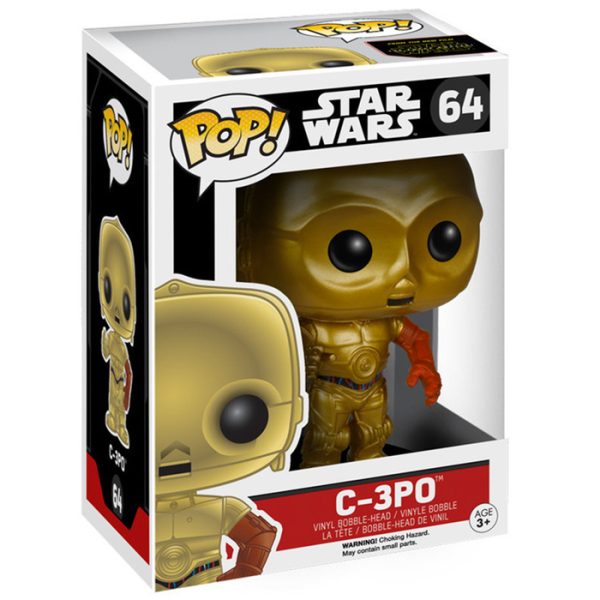 Pop Figurine Pop C-3PO Bras Rouge (Star Wars) Figurine in box