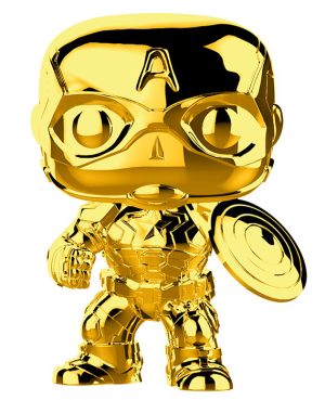 Figurine Pop Captain America Gold (Marvel)