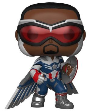 Figurine Pop Captain America Hero Landing (The Falcon And The Winter Soldier)