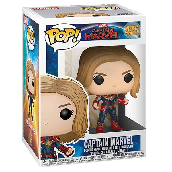 Pop Figurine Pop Captain Marvel (Captain Marvel) Figurine in box
