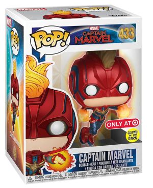 Pop Figurine Pop Captain Marvel flying (Captain Marvel) Figurine in box