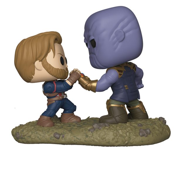 Figurine Pop Movie Moments Captain America VS Thanos (Avengers Infinity War)