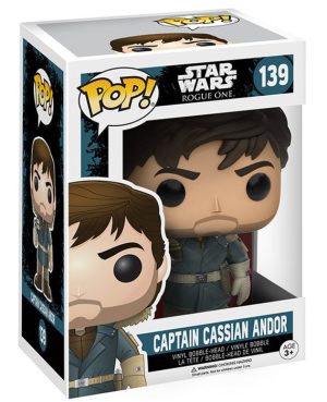 Pop Figurine Pop Cassian Andor (Star Wars Rogue One) Figurine in box