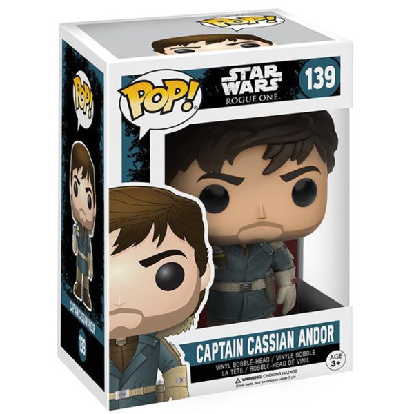 Pop Figurine Pop Cassian Andor (Star Wars Rogue One) Figurine in box