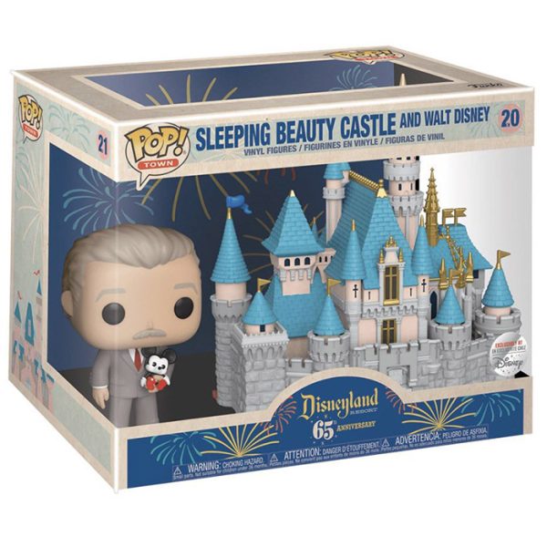 Pop Figurine Pop Sleeping Beauty Castle et Walt Disney (Disneyland Resort) Figurine in box