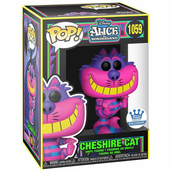 Pop Figurine Pop Cheshire Cat black light (Alice Au Pays Des Merveilles) Figurine in box
