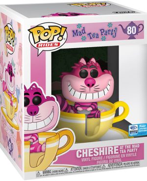 Pop Figurine Pop Cheshire Cat Tea Party Anniversaire Disneyland Resort (Alice Au Pays Des Merveilles) Figurine in box