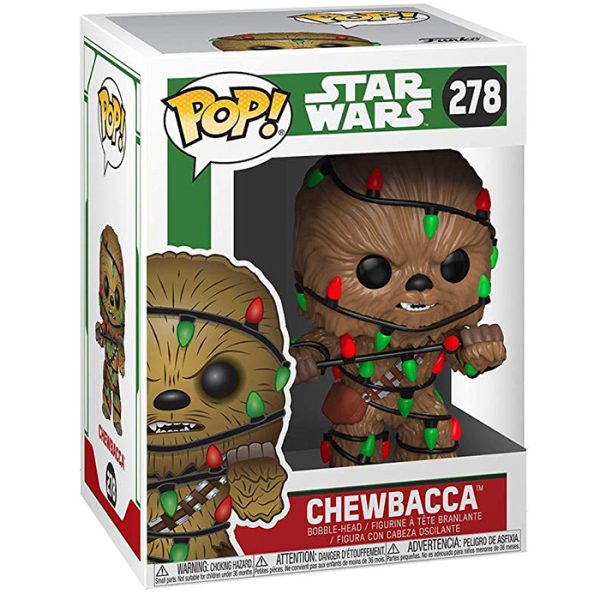 Pop Figurine Pop Holiday Chewbacca (Star Wars) Figurine in box