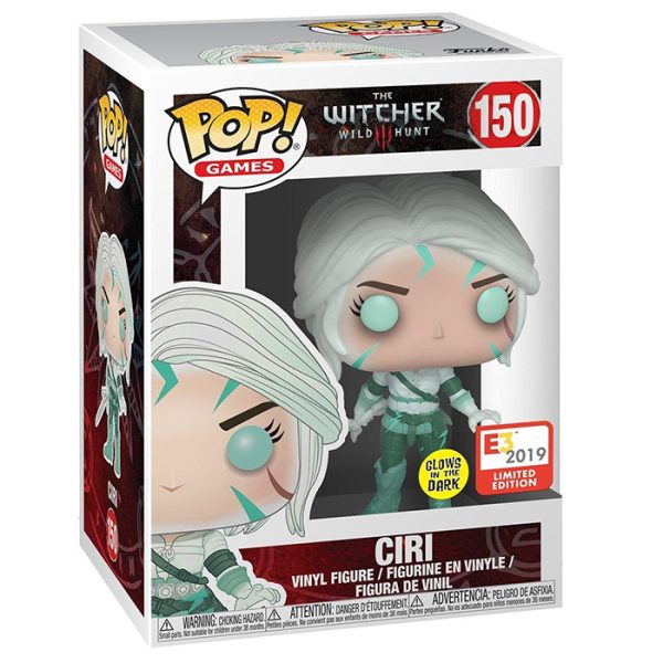 Pop Figurine Pop Ciri glows in the dark (The Witcher) Figurine in box
