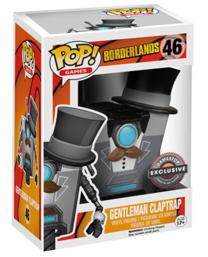 Pop Figurine Pop Claptrap gentleman (Borderlands) Figurine in box