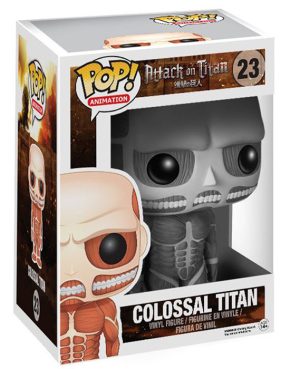 Pop Figurine Pop colossal Titan noir et blanc (Attack On Titan) Figurine in box