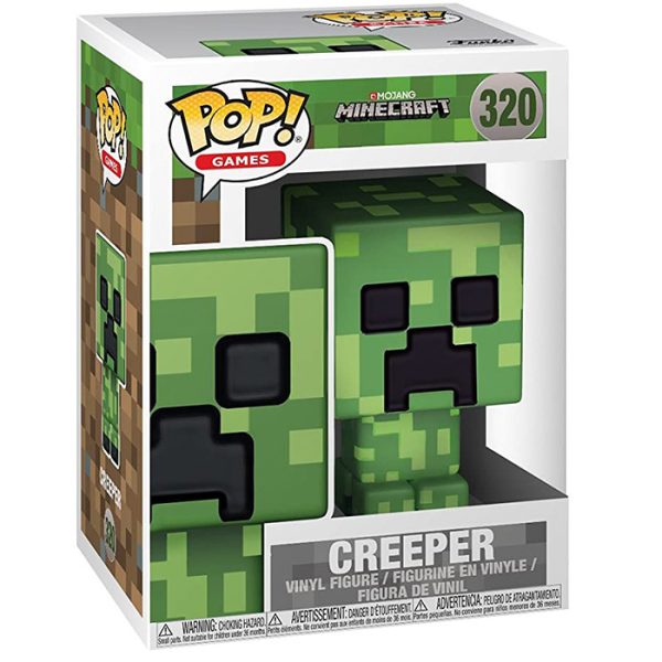 Pop Figurine Pop Creeper (Minecraft) Figurine in box