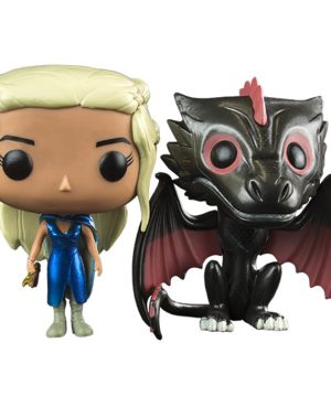 Figurines Pop Daenerys et Drogon (Game Of Thrones)