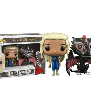 Pop Figurines Pop Daenerys et Drogon (Game Of Thrones) Figurine in box