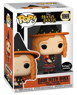 Pop Figurine Pop Dani with Binx (Hocus Pocus) Figurine in box