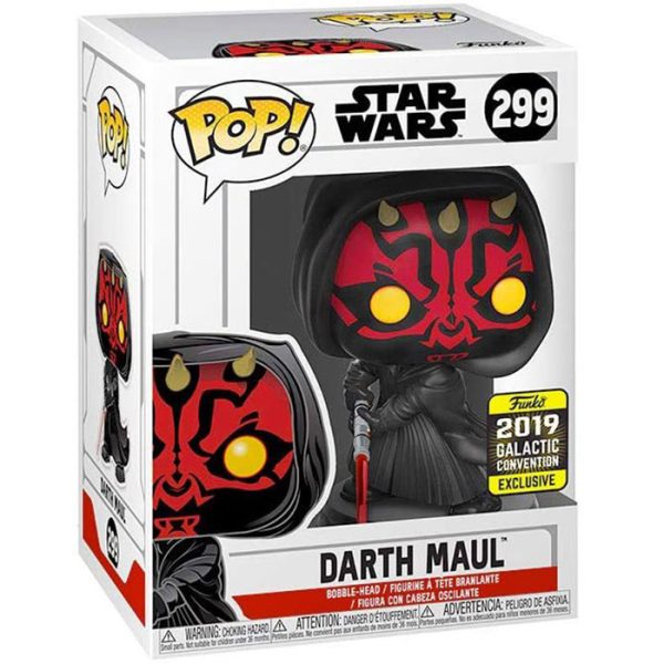 Pop Figurine Pop Darth Maul avec cape (Star Wars) Figurine in box