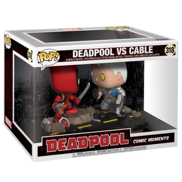Pop Figurines Pop Comic Moments Deadpool VS Cable (Deadpool) Figurine in box