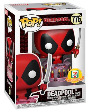 Pop Figurine Pop Deadpool in cake (Deadpool) Figurine in box