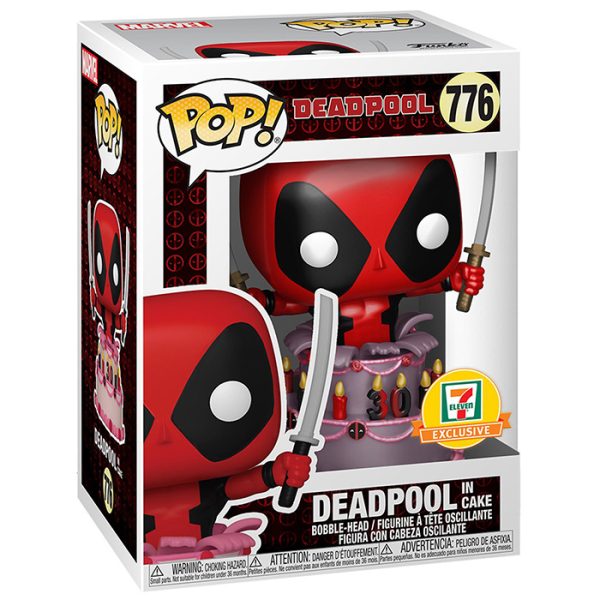 Pop Figurine Pop Deadpool in cake (Deadpool) Figurine in box