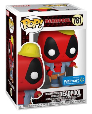 Pop Figurine Pop Deadpool Construction Worker (Deadpool) Figurine in box