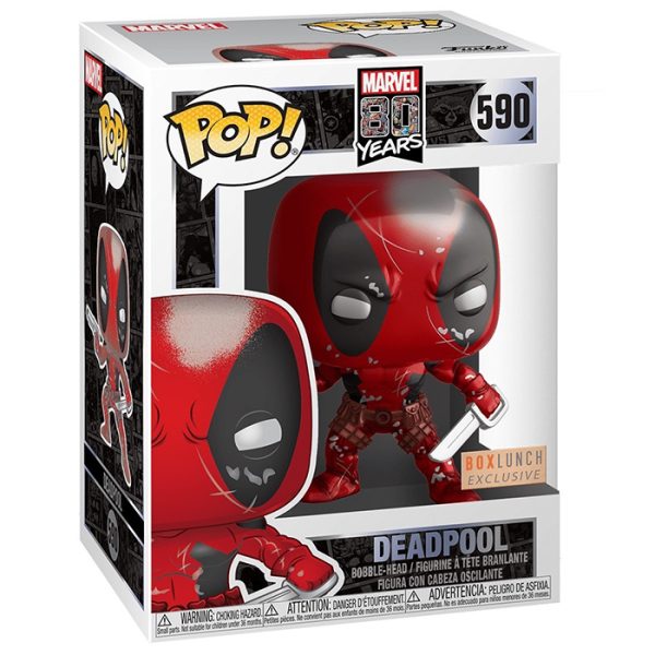Pop Figurine Pop Deadpool first appearance (Deadpool) Figurine in box