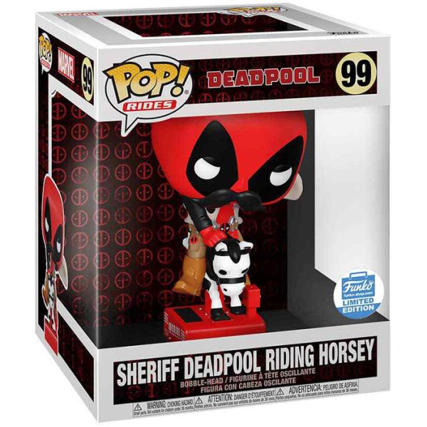 Pop Figurine Pop Sheriff Deadpool riding horsey (Deadpool) Figurine in box