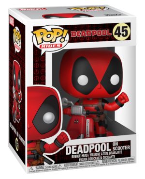 Pop Figurine Pop Deadpool on scooter (Deadpool) Figurine in box