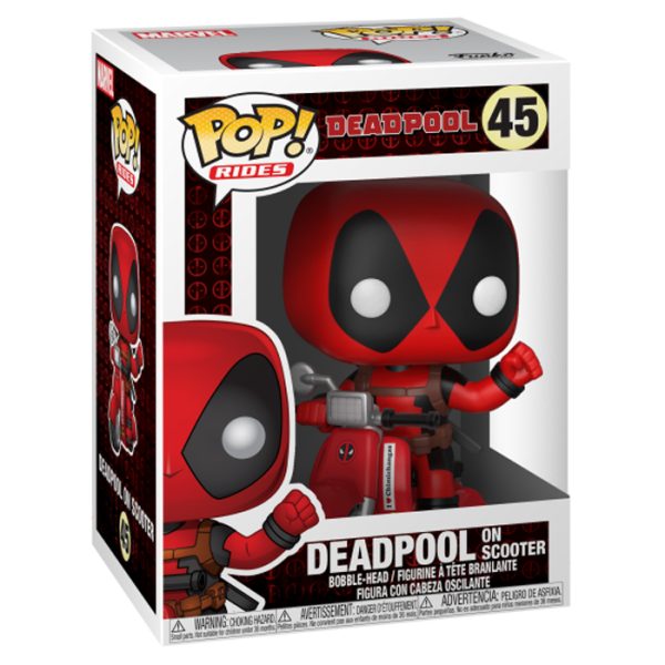 Pop Figurine Pop Deadpool on scooter (Deadpool) Figurine in box