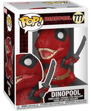 Pop Figurine Pop Dinopool (Deadpool) Figurine in box