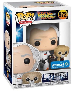 Pop Figurine Pop Doc & Einstein (Retour Vers Le Futur) Figurine in box