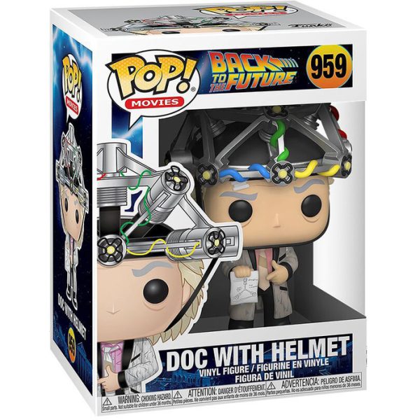 Pop Figurine Pop Doc with Helmet (Retour Vers Le Futur) Figurine in box