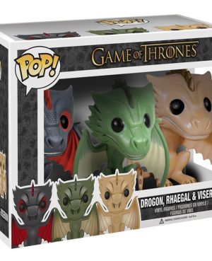 Pop Figurines Pop Rhaegal, Viserion et Drogon (Game Of Thrones) Figurine in box