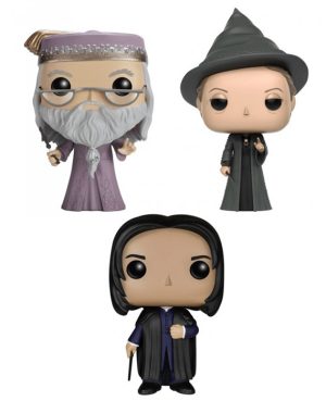 Figurines Pop Dumbledore, McGonagall et Snape (Harry Potter)