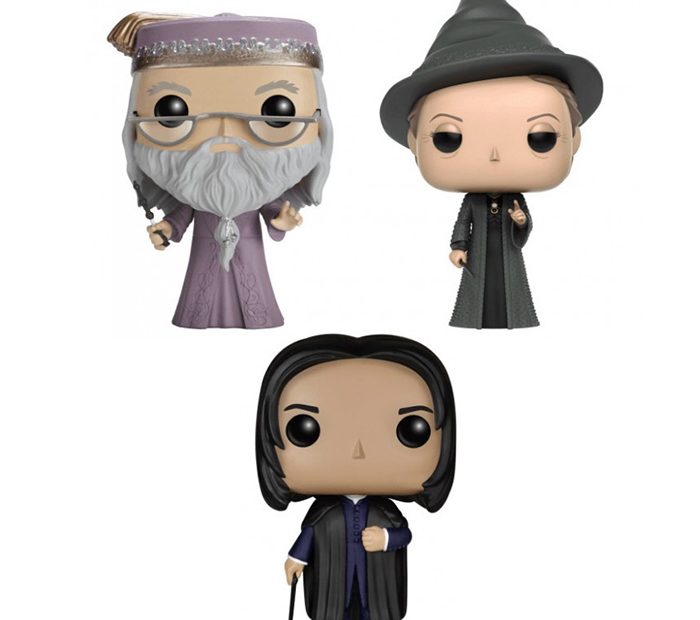 Figurines Pop Dumbledore, McGonagall et Snape (Harry Potter)