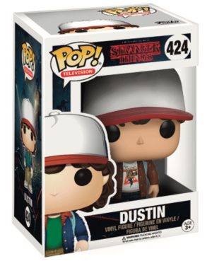 Pop Figurine Pop Dustin avec t-shirt karat? (Stranger Things) Figurine in box