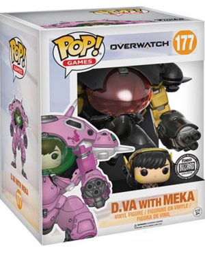 Pop Figurine Pop D.Va with Meka carbone (Overwatch) Figurine in box