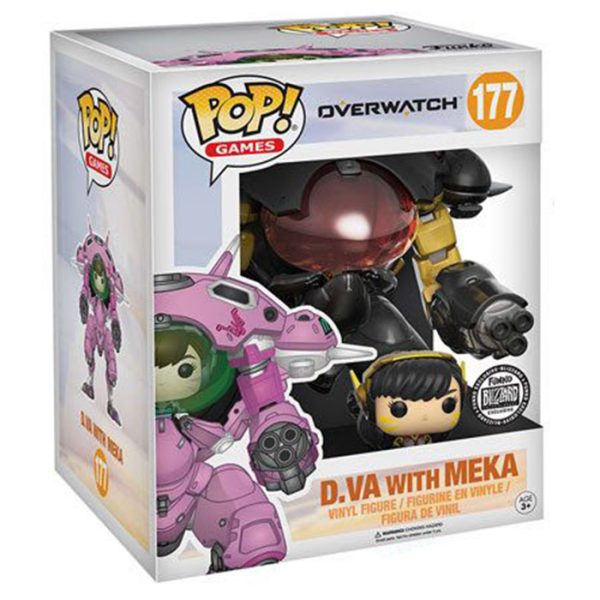 Pop Figurine Pop D.Va with Meka carbone (Overwatch) Figurine in box