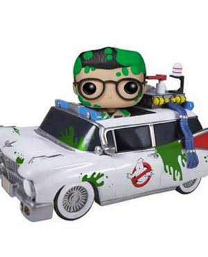 Figurine Pop Ecto 1 with Spengler (Ghostbusters)