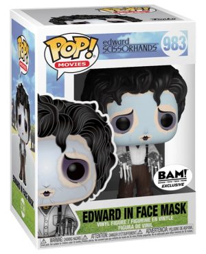 Pop Figurine Pop Edward Scissorhands with Face Mask (Edward aux Mains d'Argent) Figurine in box