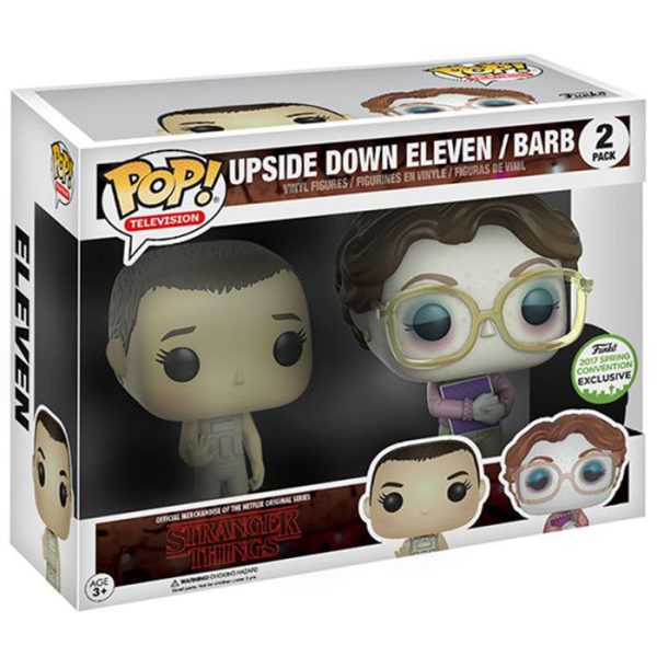 Pop Figurines Pop Upside Down Eleven et Barb (Stranger Things) Figurine in box